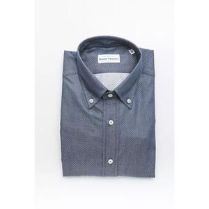 Robert Friedman Blue Cotton Men's Men's Shirt